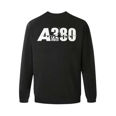 AIRBUS 380 Men's Oversized Fleece Crew Sweatshirt e-joyer